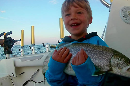 Sunset Salmon and Trout Fishing Escape